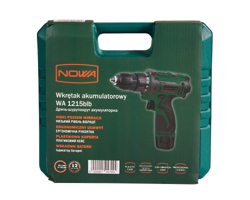 Шуруповерт аккумуляторный NOWA WA1215blb