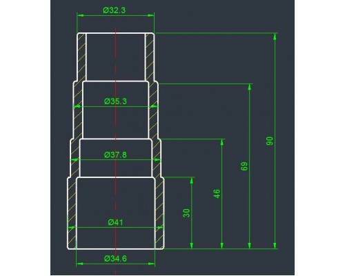 Адаптер для электроинструмента Vitals AE 35SP