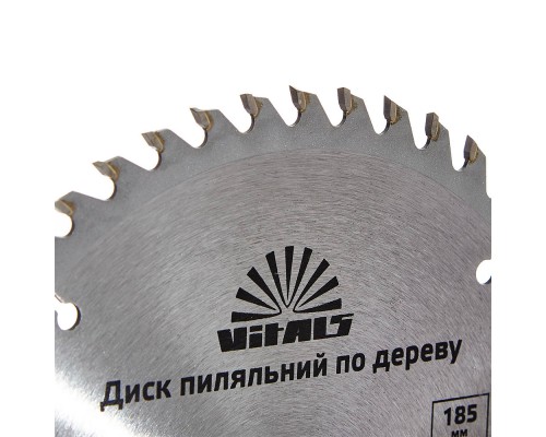 Диск пильный Vitals по дереву 185x20/16, ATB 48