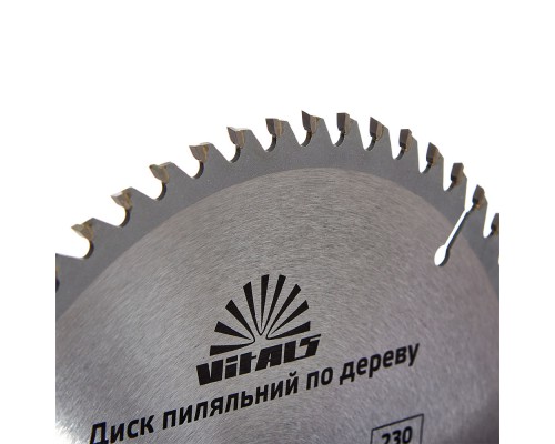 Диск пильный Vitals по дереву 230x30/25.4/22.2, ATB 60