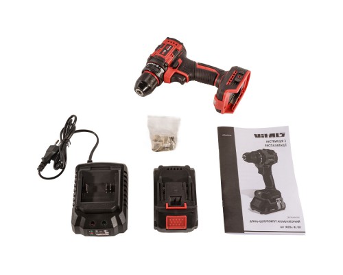 Дрель-шуруповерт аккумуляторная Vitals Master AU 1832c BL Kit+