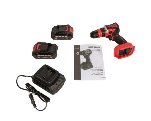 Дрель-шуруповерт аккумуляторная Vitals Master AU 1835aq BL kit