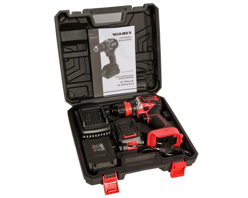 Дрель-шуруповерт аккумуляторная Vitals Master AU 1835aq BL kit
