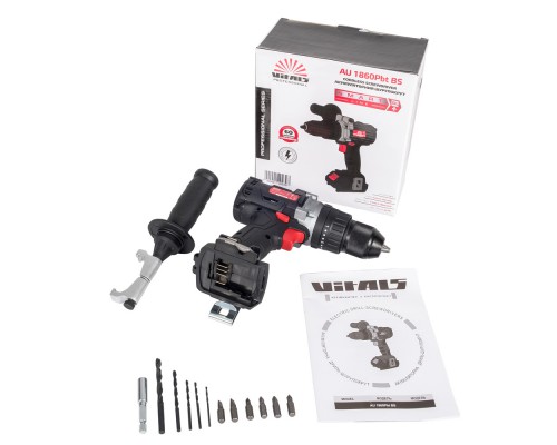 Дрель-шуруповерт аккумуляторная Vitals Professional AU 1860Pbt BS SmartLine