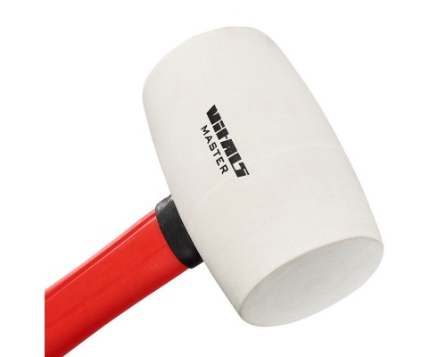 Киянка резиновая 450 г белая, фиберглас Vitals Master