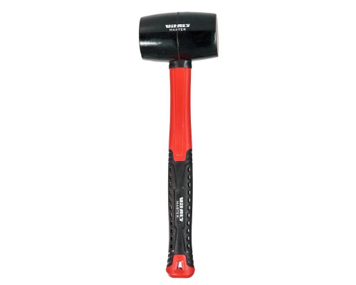Киянка резиновая 450 г черная, фиберглас Vitals Master