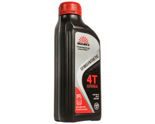 Масло для четырехтактных двигателей Vitals Semisynthetic API SL/CF, 0,6л