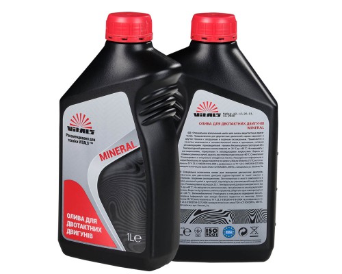 Масло для двухтактных двигателей Vitals Mineral, 1л