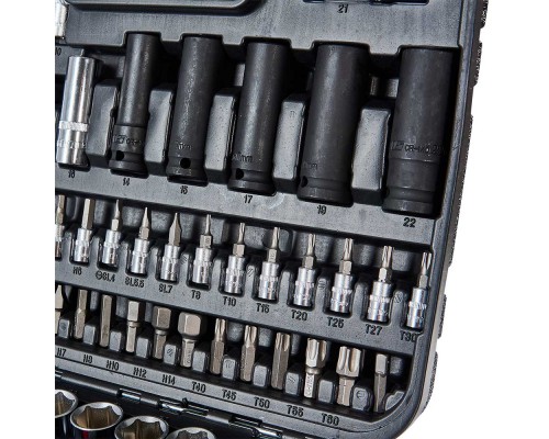 Набор головок торцевых 1/4″ и 1/2″ 111 предметов Vitals Master Impact + Superlock