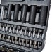 Набор головок торцевых 1/4″ и 1/2″ 111 предметов Vitals Master Impact + Superlock