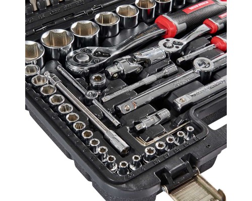 Набор головок торцевых 1/4″ и 1/2″ 111 предметов Vitals Master Impact + Superlock