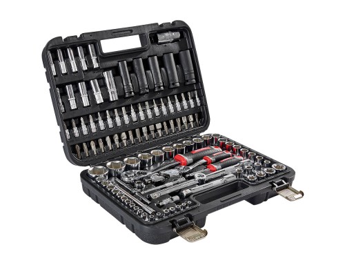 Набор головок торцевых 1/4″ и 1/2″ 111 предметов Vitals Master Impact + Superlock
