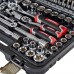 Набор головок торцевых 1/4″ и 1/2″ 111 предметов Vitals Master Impact + Superlock