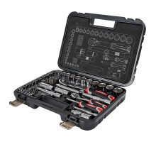 Набор головок торцевых 1/4″ и 1/2″ 73 предмета Vitals Master
