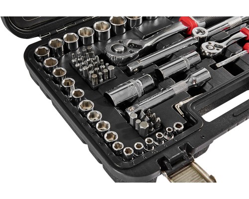 Набор головок торцевых 1/4″ и 1/2″ 73 предмета Vitals Master