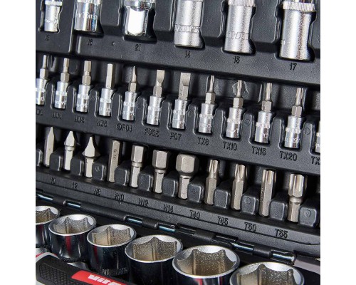 Набор головок торцевых 1/4″ и 1/2″ 94 предмета Vitals Master