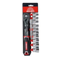 Набор головок торцевых с трещоткой 1/2″ Vitals Master