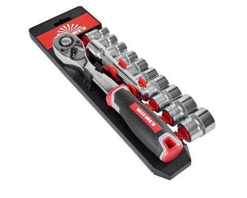 Набор головок торцевых с трещоткой 1/2″ Vitals Master