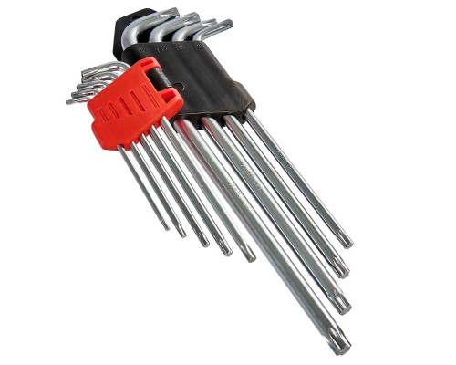 Набор ключей шестигранных удлиненных Torx 9 шт Т10-Т50 Vitals Master