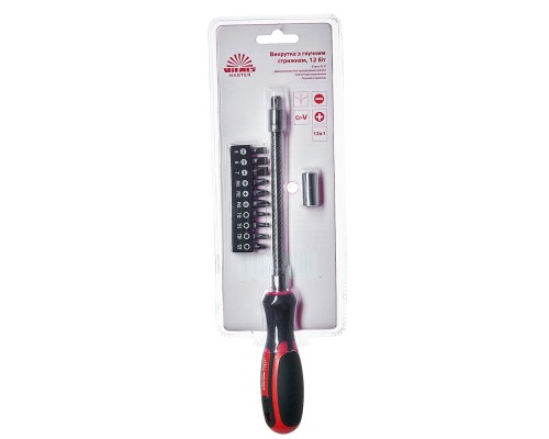 Отвертка с гибким стержнем Vitals Master, 10 бит