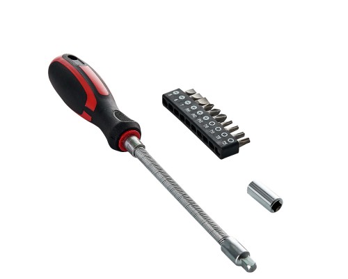Отвертка с гибким стержнем Vitals Master, 10 бит