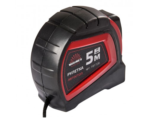 Рулетка 5 м × 19 мм автостоп Vitals Master