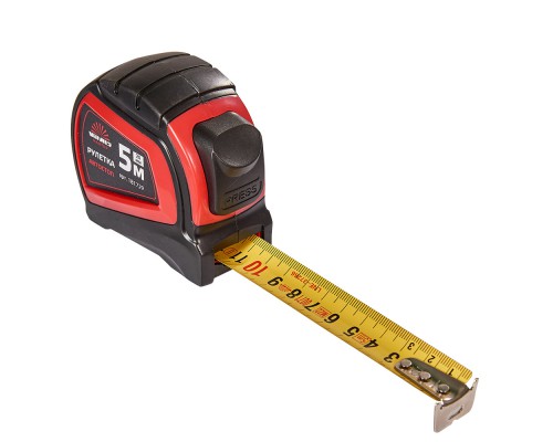 Рулетка 5 м × 25 мм автостоп Vitals Master