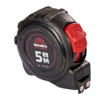 Рулетка обрезиненная с нейлоновым покрытием полотна 5 м × 19 мм Vitals Professional