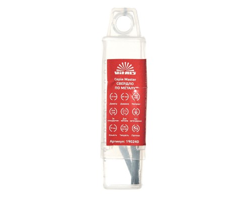 Сверло по металлу HSS 4341 1.0 (10 шт.) Vitals Master