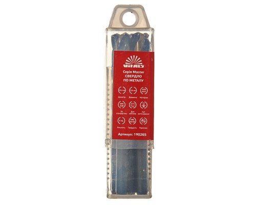 Сверло по металлу HSS 4341 10.5 (5 шт.) Vitals Master
