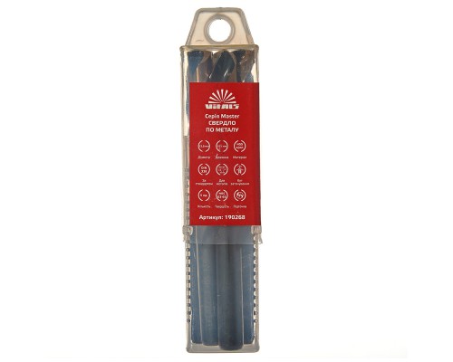 Сверло по металлу HSS 4341 13.0 (5 шт) Vitals Master