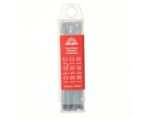 Сверло по металлу HSS 4341 6.5 (10 шт.) Vitals Master