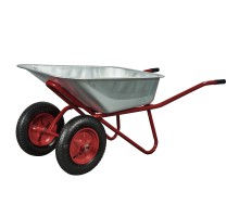 Тачка двухколесная 100/250-3 бордовая