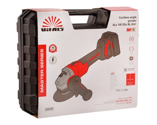 УШМ аккумуляторная Vitals Master ALs 18125c BL Kit