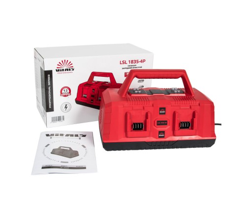 Зарядное устройство для аккумуляторов Vitals Professional LSL 1835-4P SmartLine